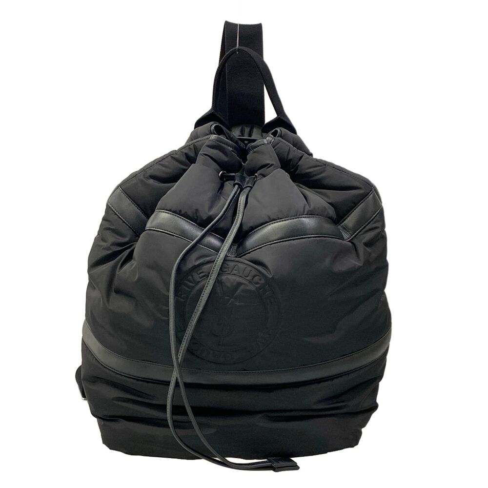 Saint Laurent PARIS Rive Gauche Sling Bag Backpack 734682 Nylon Leather